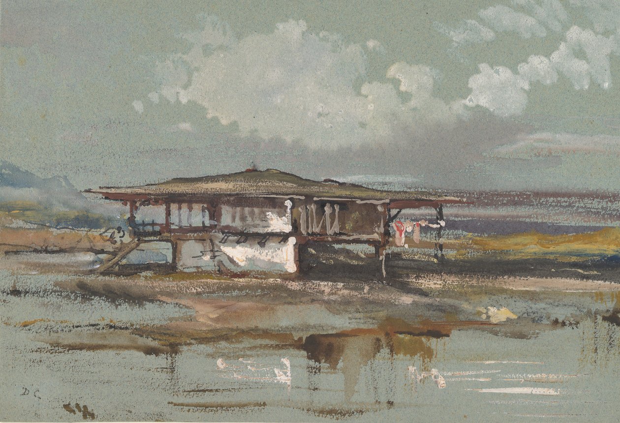 Une maison en Turquie, 1820-60 - Alexandre Gabriel Decamps