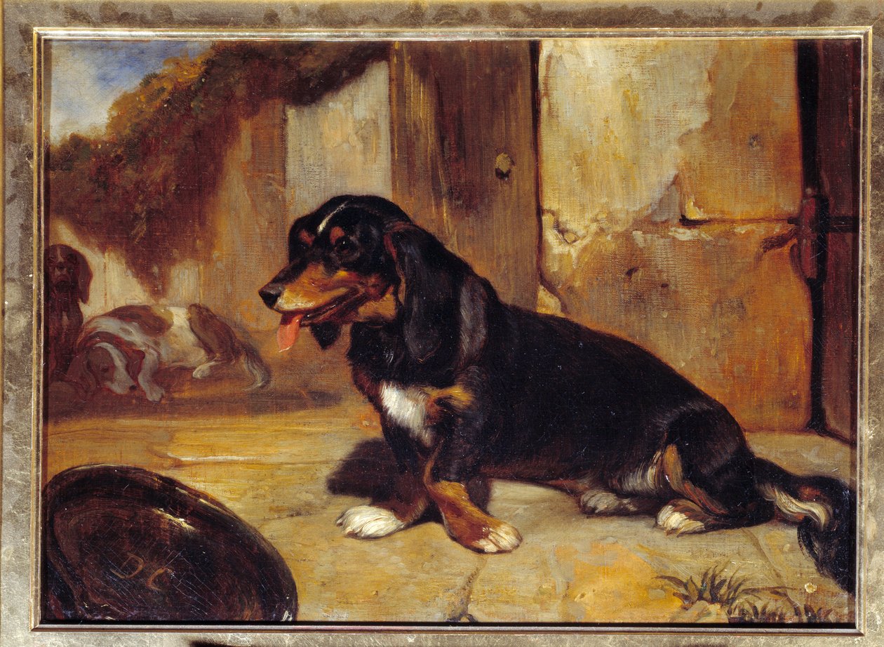 Un chien basset - Alexandre Gabriel Decamps