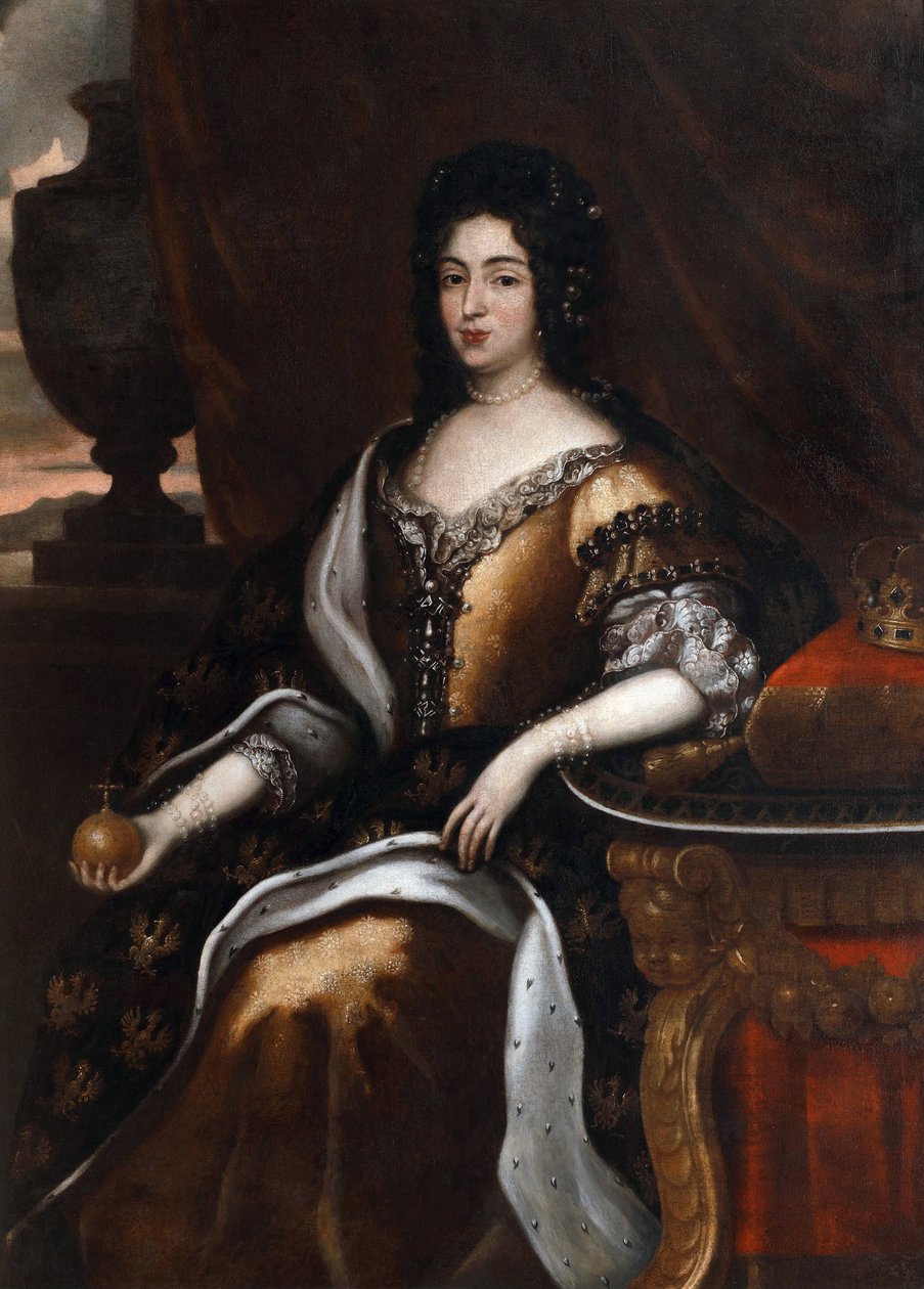 Portrait de la reine Marie Casimire - Alexandre Jan Tricius
