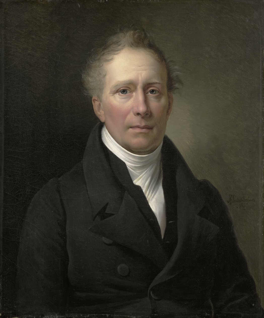 Daniel Francis Schas (1772-1848), membre du Conseil du commerce et des colonies de 1814 à 1820 - Alexandre Jean Dubois Drahonet (signed by artist)