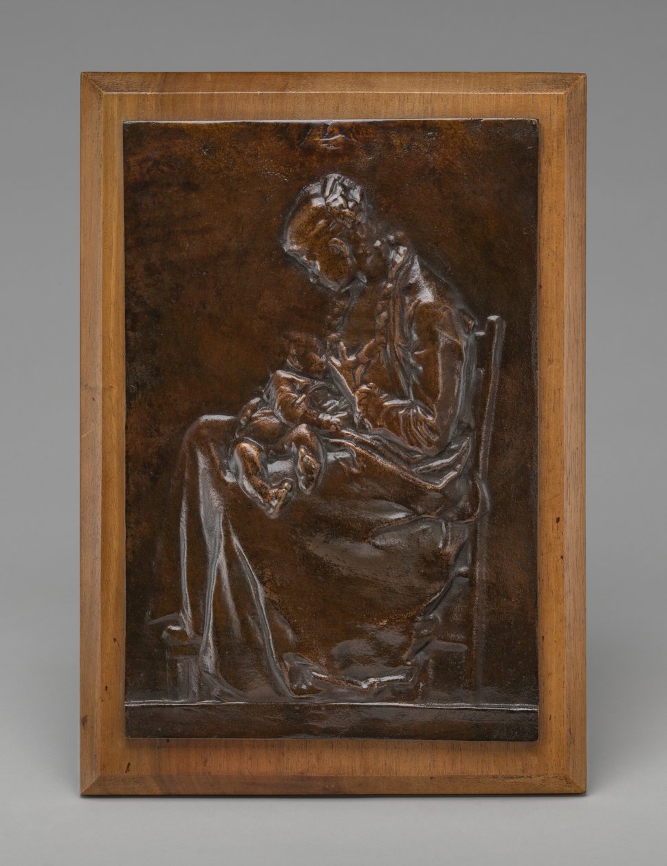 Maternité, ou Jeune femme allaitant un enfant, modèle 1882 - Alexandre Louis Marie Charpentier