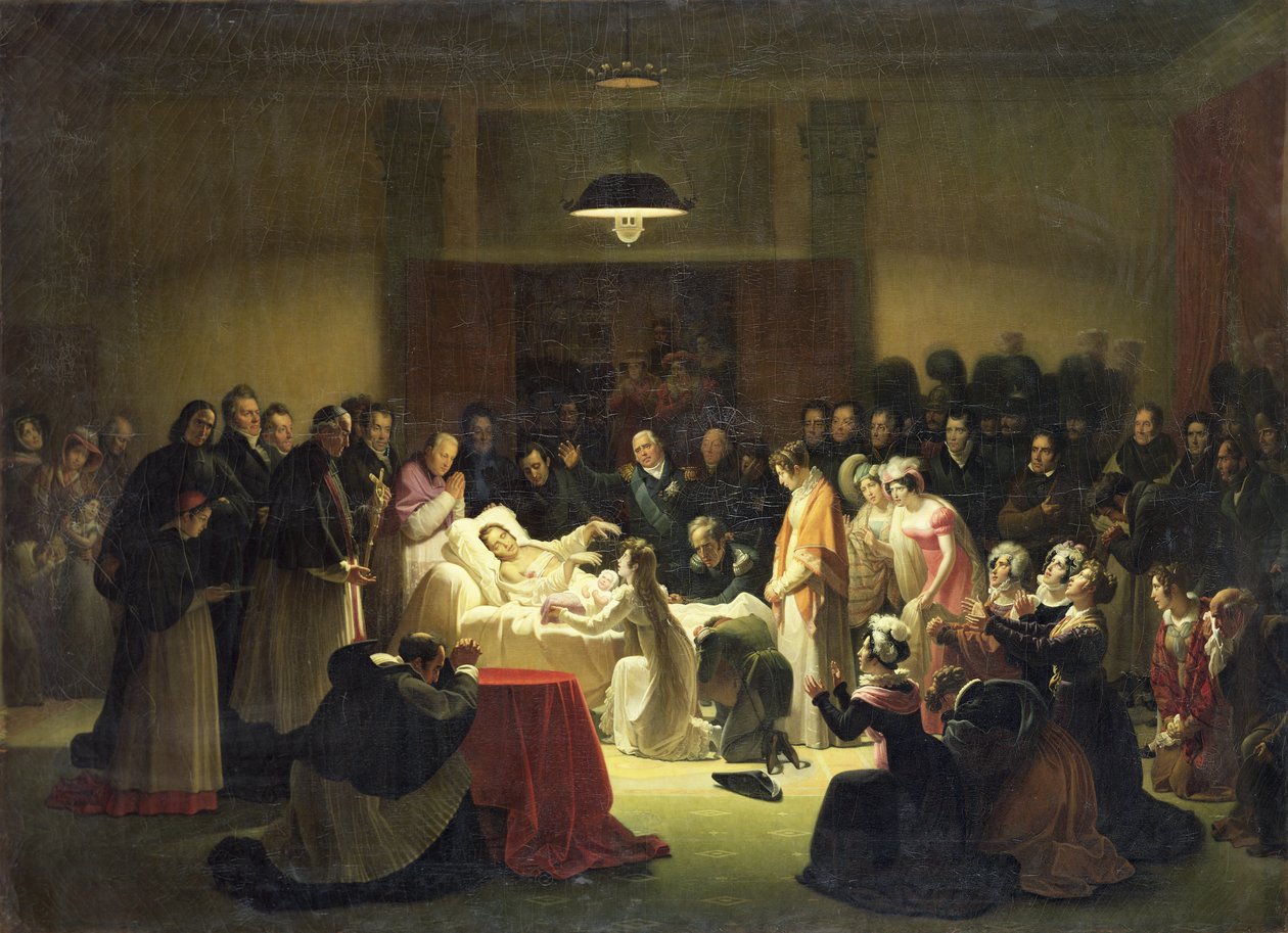 Les derniers moments de Charles-Ferdinand de France (1778-1820) dans la salle d