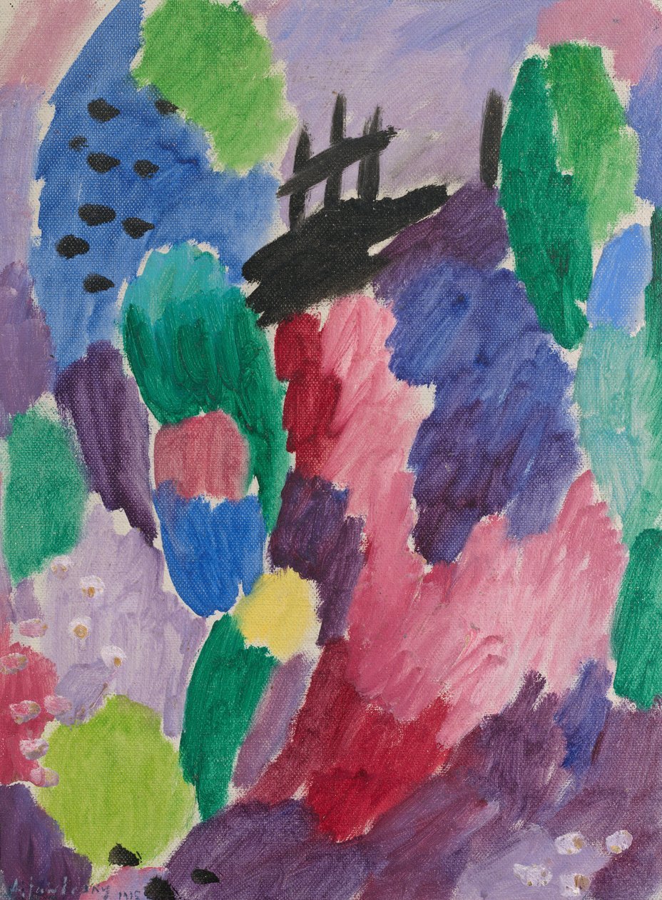 Chemin rouge, St. Prex - Alexej von Jawlensky