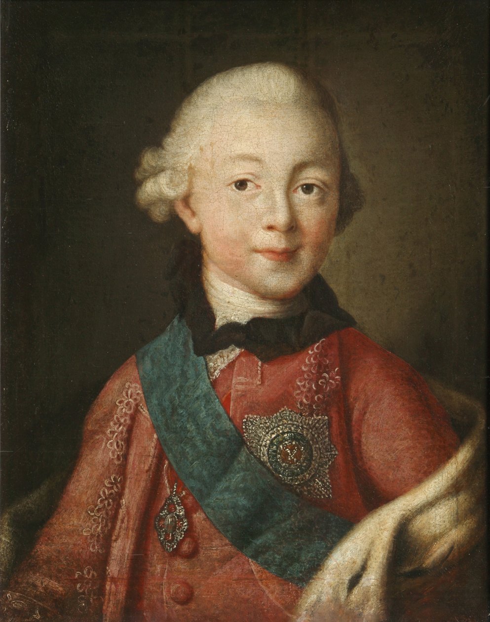 Portrait du Grand-Duc Pavel Petrovich 1754-1801, 1765 - Alexei Petrovich Antropov
