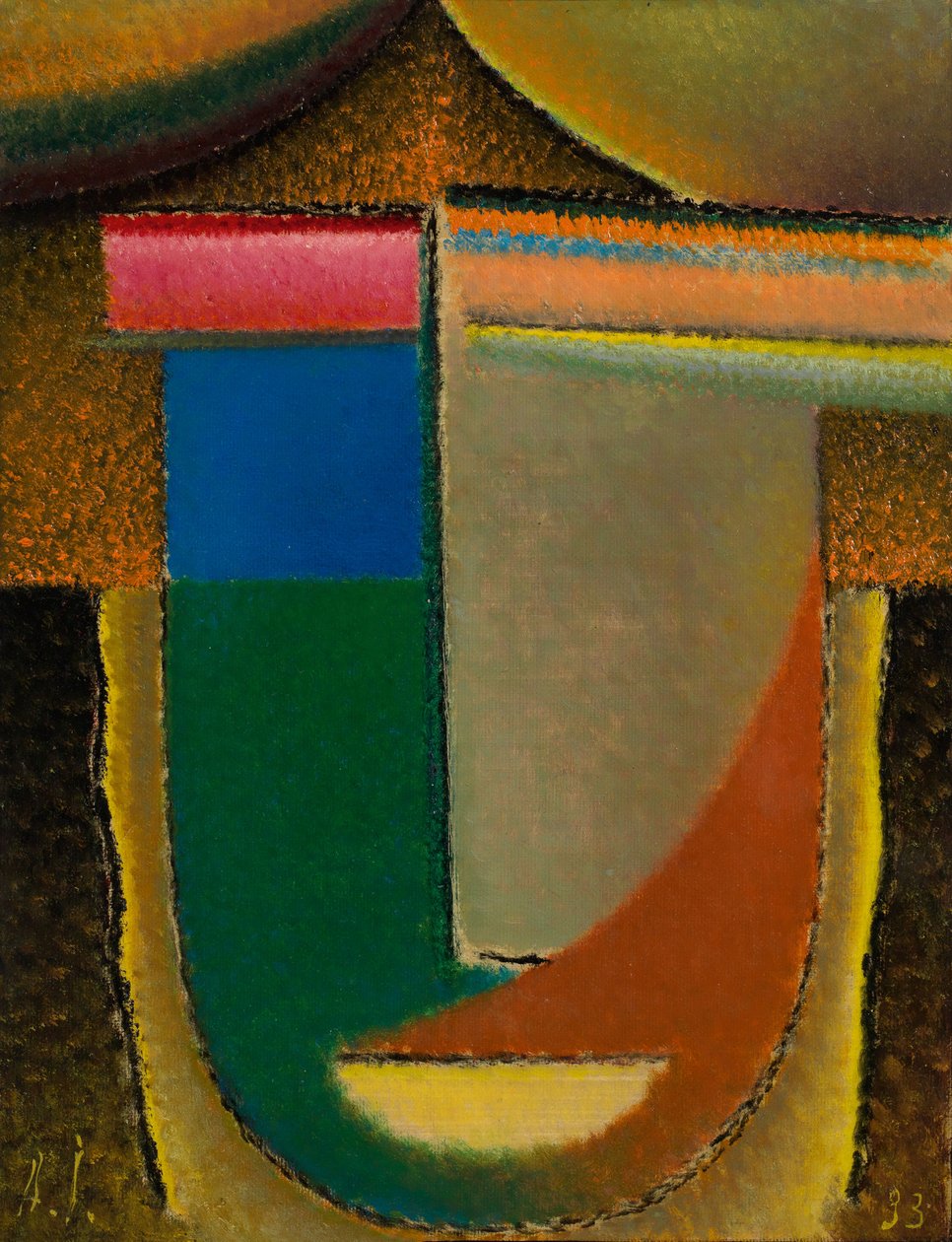 Tête abstraite Afrique, 1933 - Alexej von Jawlensky