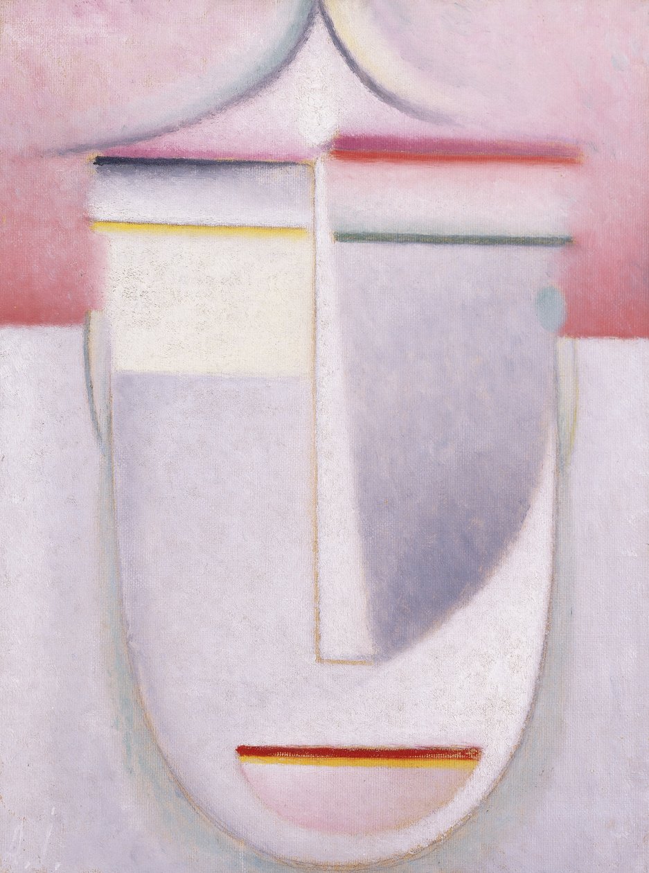 Tête abstraite : Composition No 2 "Hiver", c.1924 - Alexej von Jawlensky