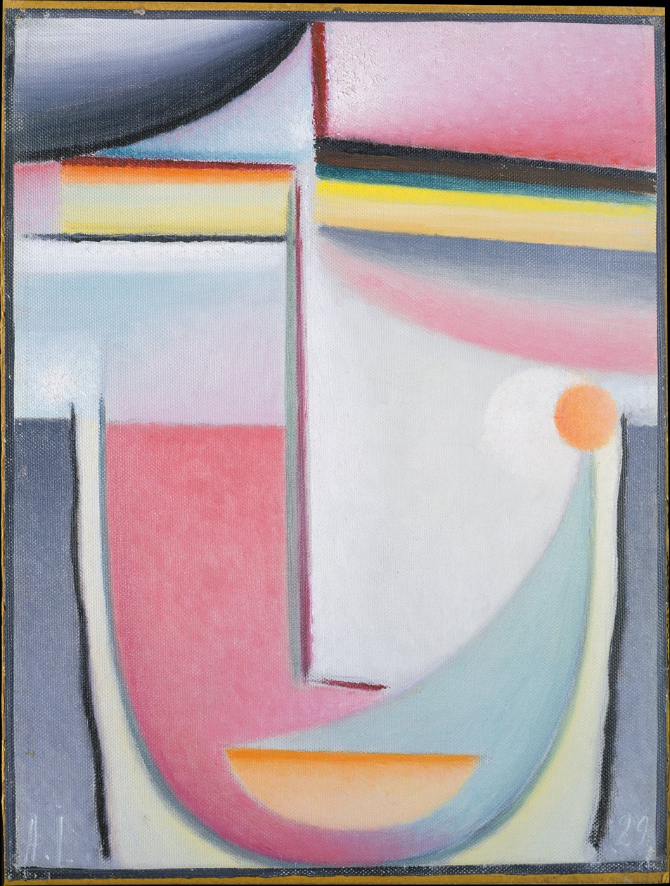 Tête abstraite : Symphonie en rose - Alexej von Jawlensky