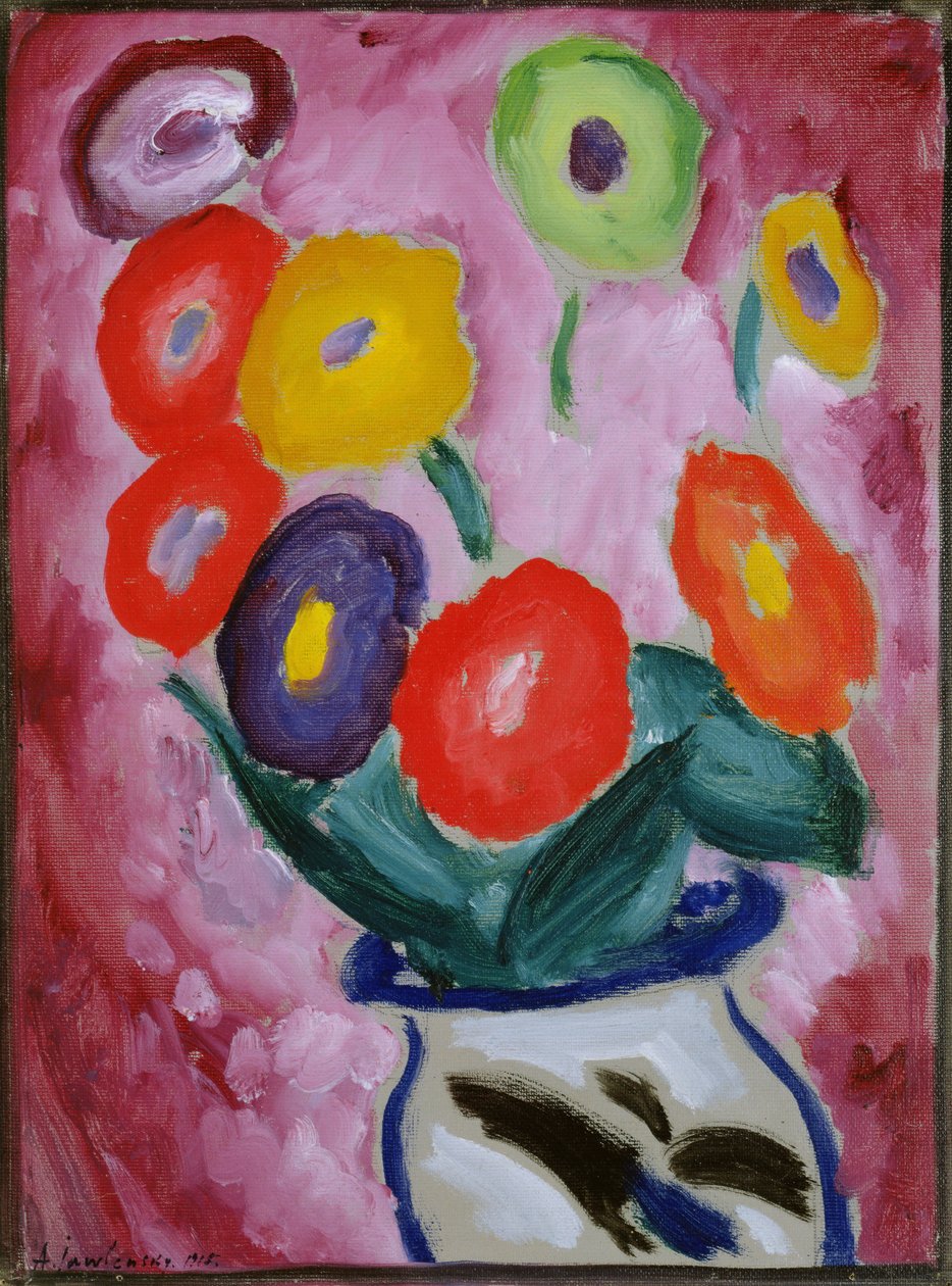 Nature morte florale, 1915 - Alexej von Jawlensky