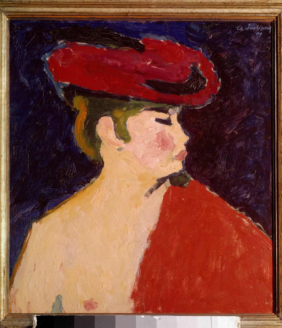Le châle rouge - Alexej von Jawlensky