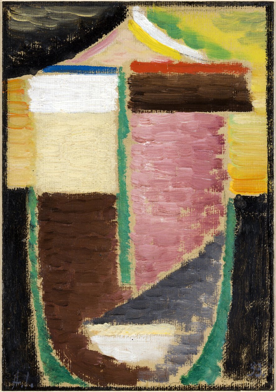 Visage abstrait - Alexej von Jawlensky