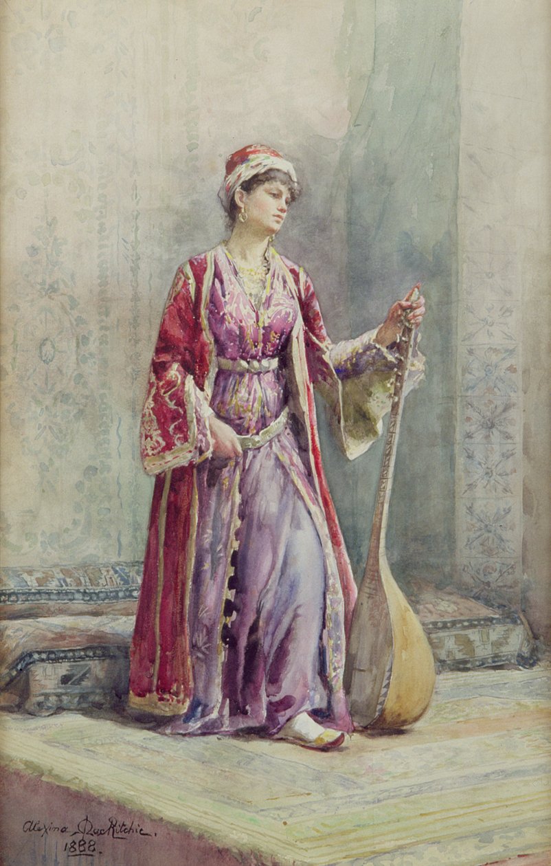 Musicienne de harem, 1888 - Alexina MacRitchie
