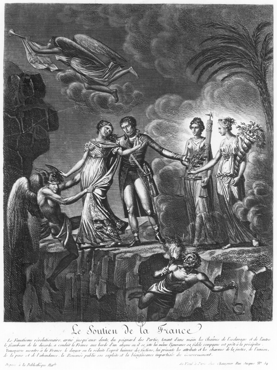 Allégorie du bon gouvernement de Napoléon Bonaparte (1769-1821) de 