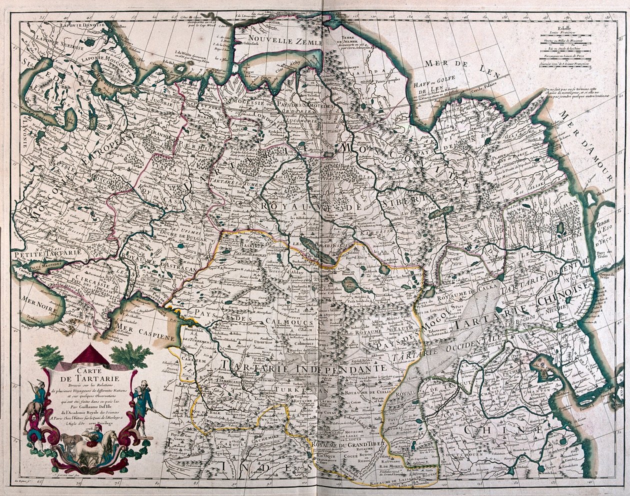 Empire de Russie et de Tartarie - par A - Alexis Hubert Jaillot