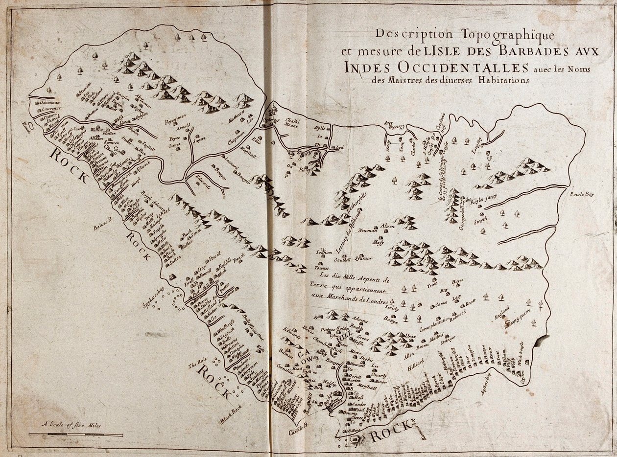 Île de la Barbade - par A - Alexis Hubert Jaillot
