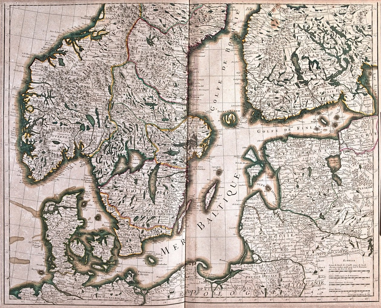 Norvège, Danemark, Finlande et mer Baltique - par A - Alexis Hubert Jaillot