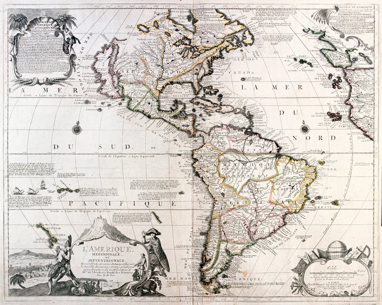 Amérique du Sud et du Nord - par A - Alexis-Hubert Jaillot