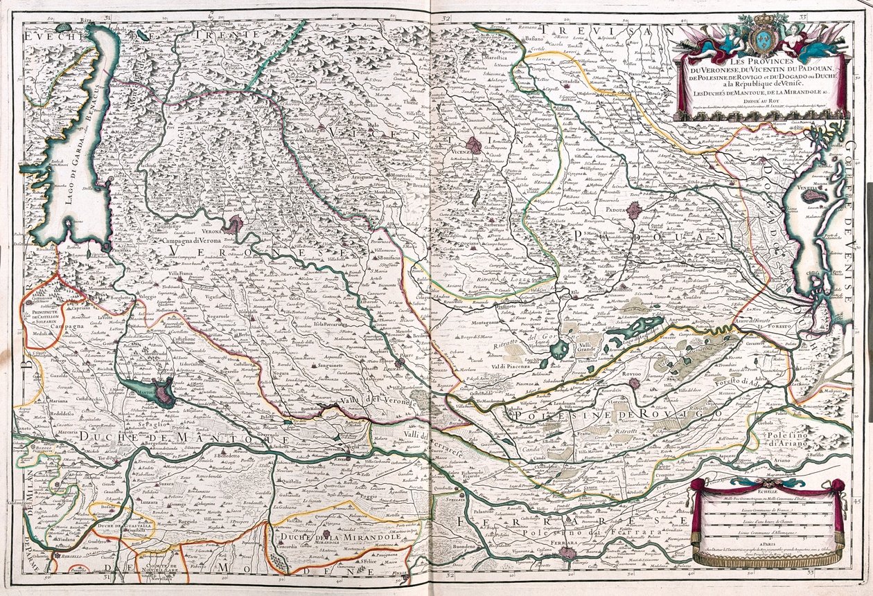 Vérone, Vicence, Padoue, Polesine et Rovigo, Italie - par A - Alexis Hubert Jaillot
