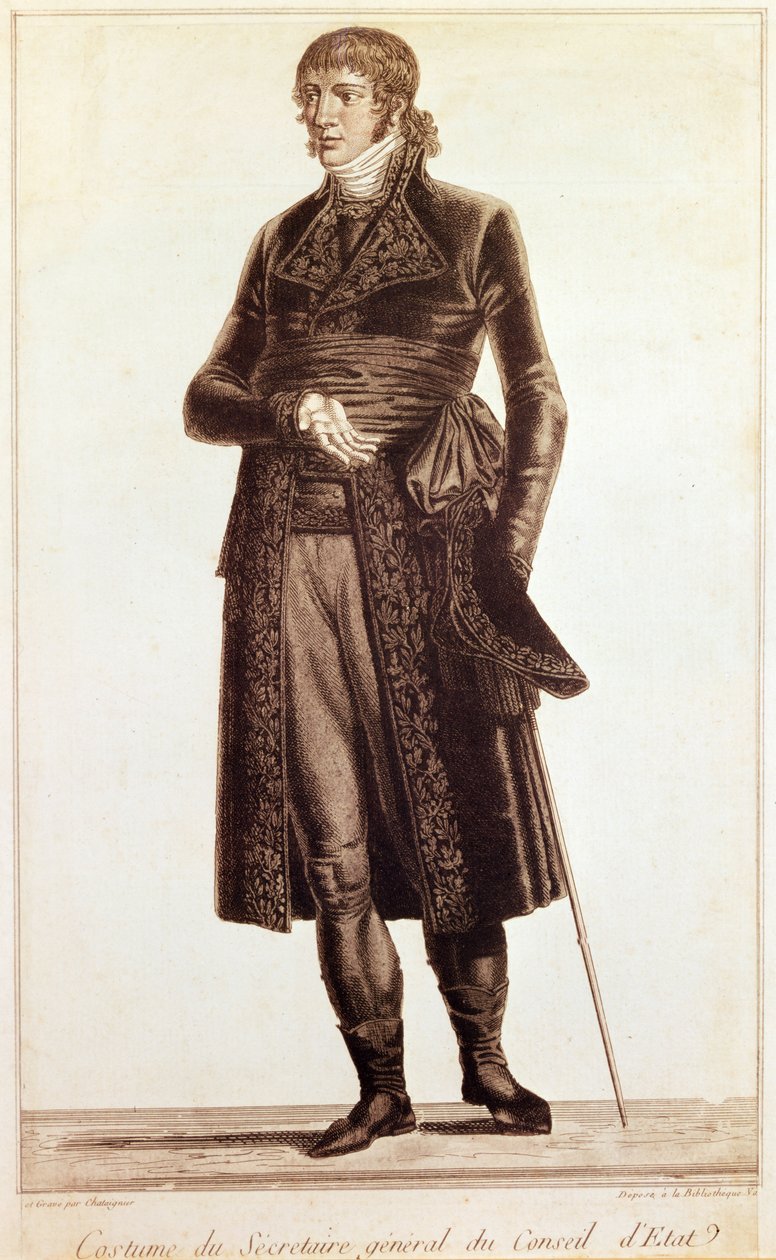 Costume du Secrétaire Général du Conseil d