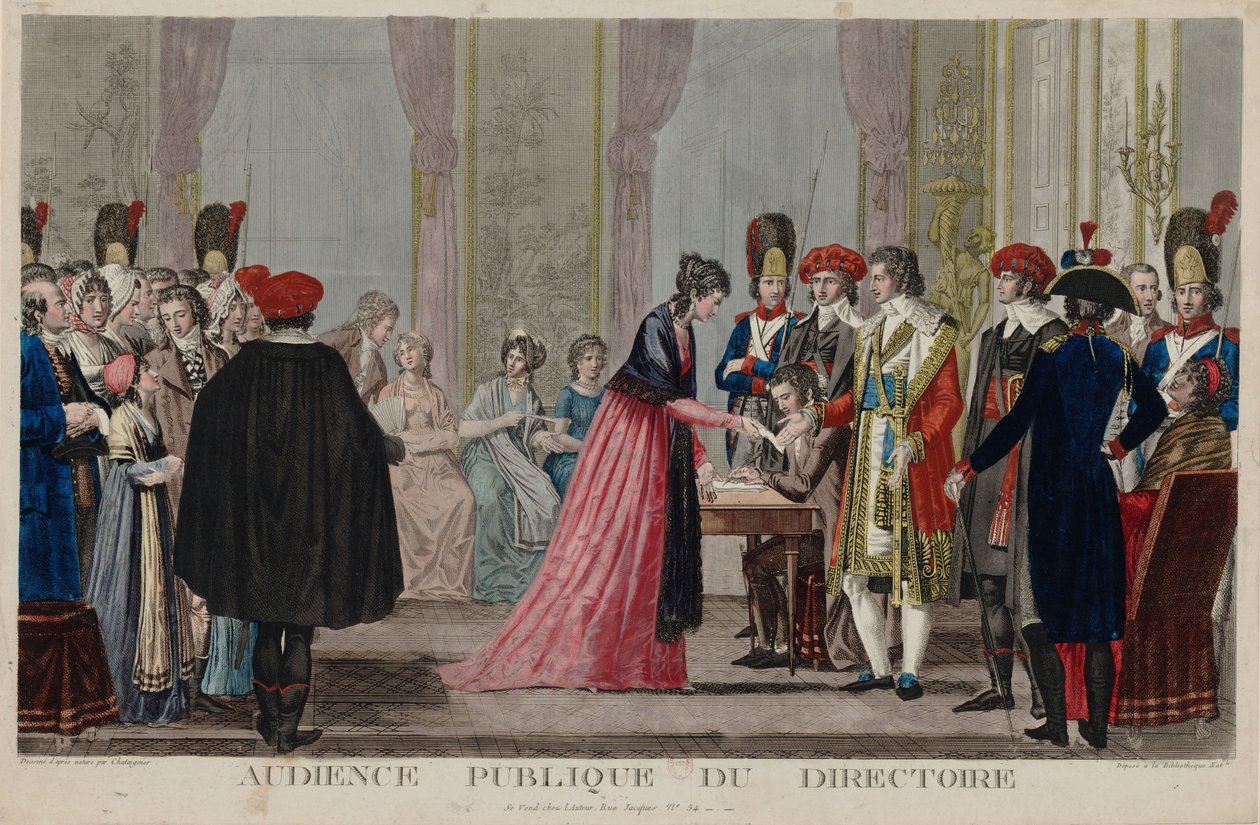 Audience publique du Directoire, ca 1797 - Alexis Chataignier