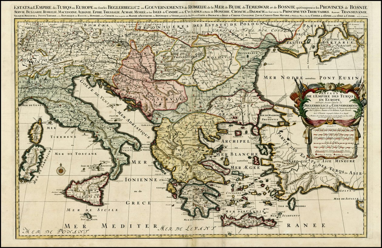 Carte de 1692 de l