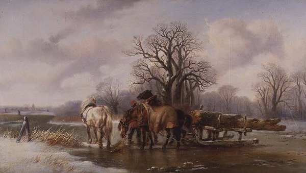 Le traîneau de bois - Alexis de Leeuw