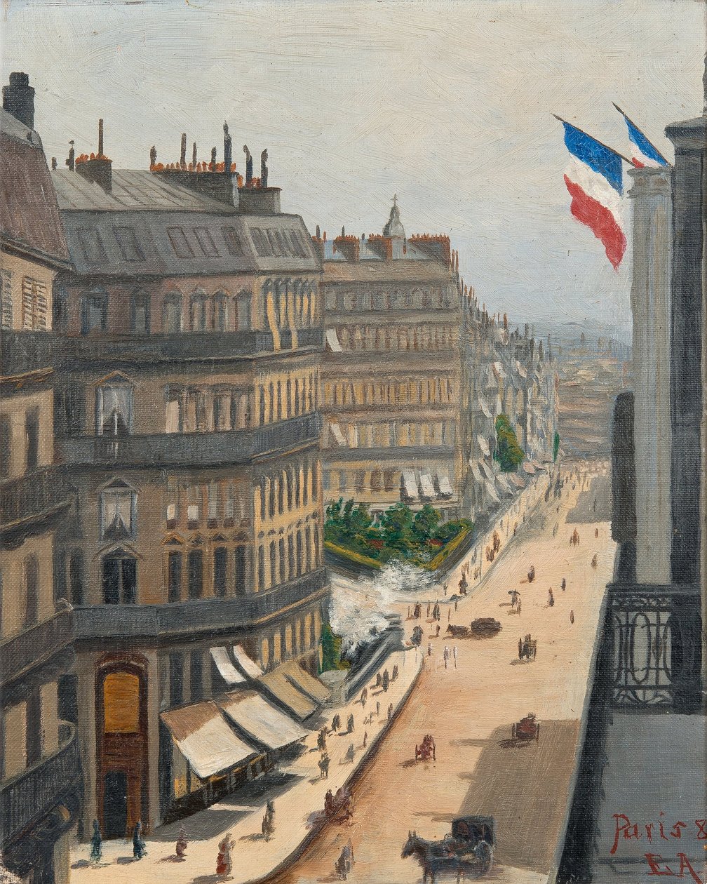 Vue de rue de Paris - Alfhild Nordlund