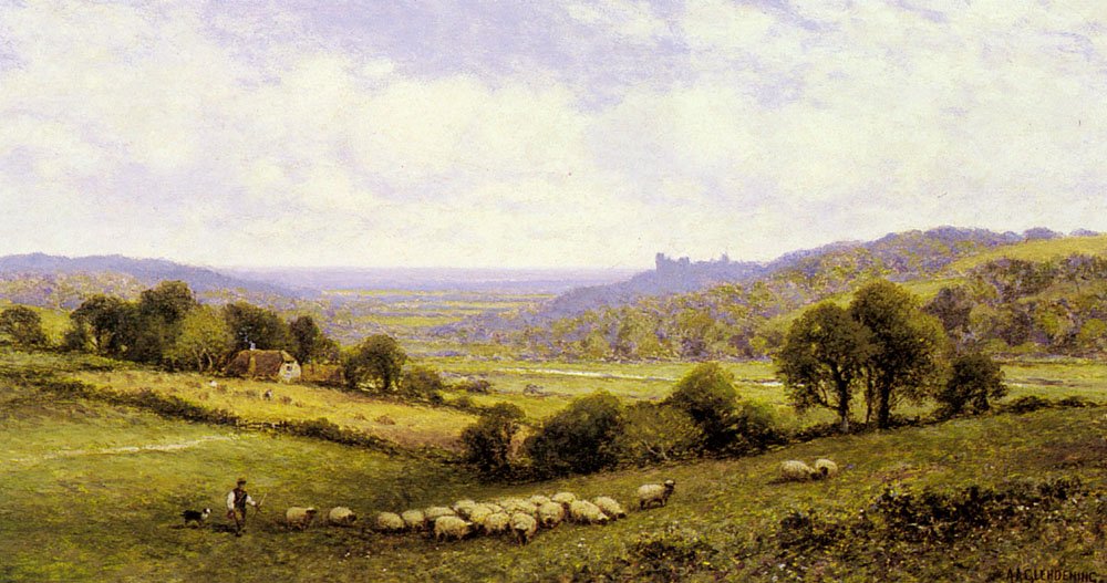 Sussex, avec le château d