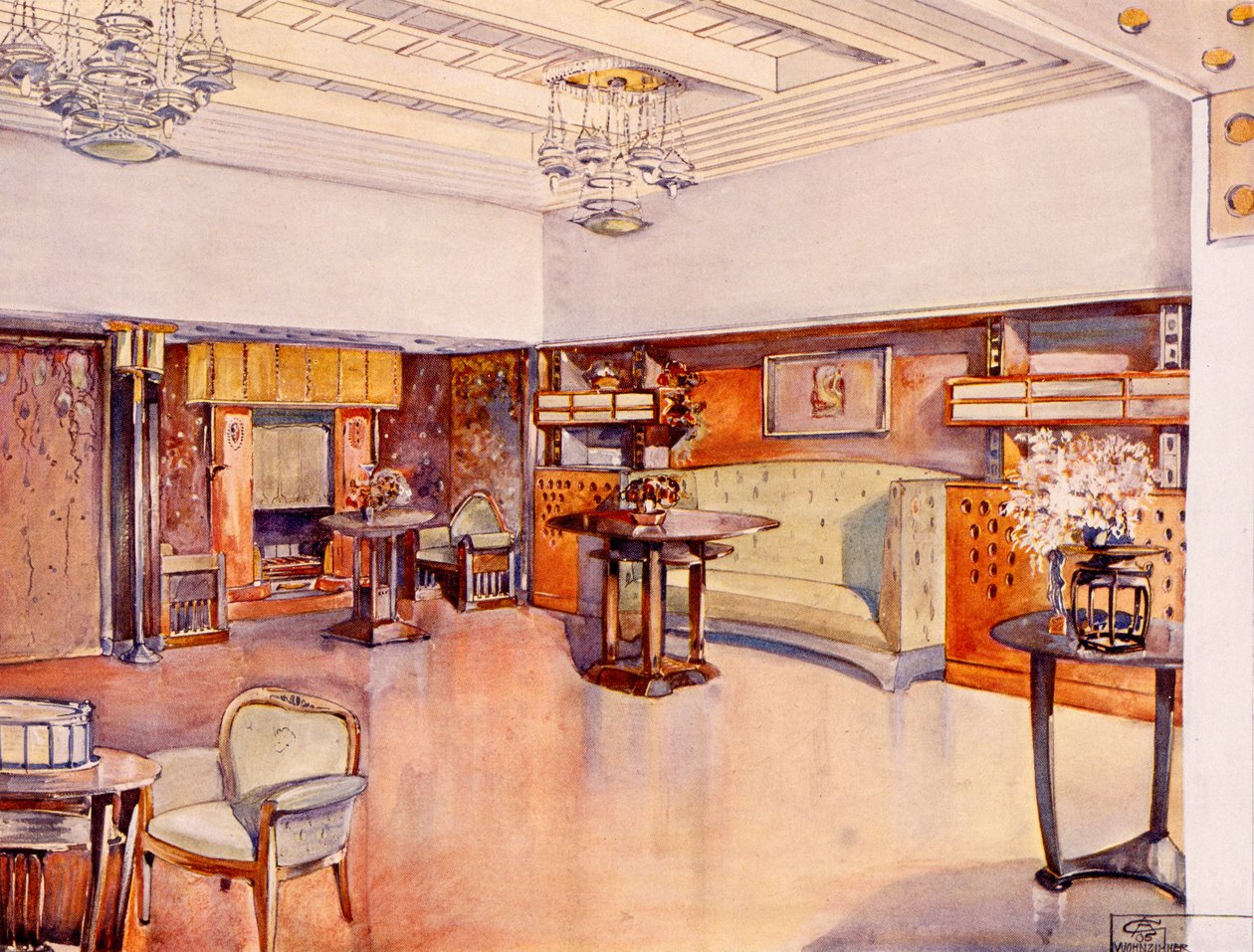Salon, 1905 | Alfred Grenander | Estampe d'art