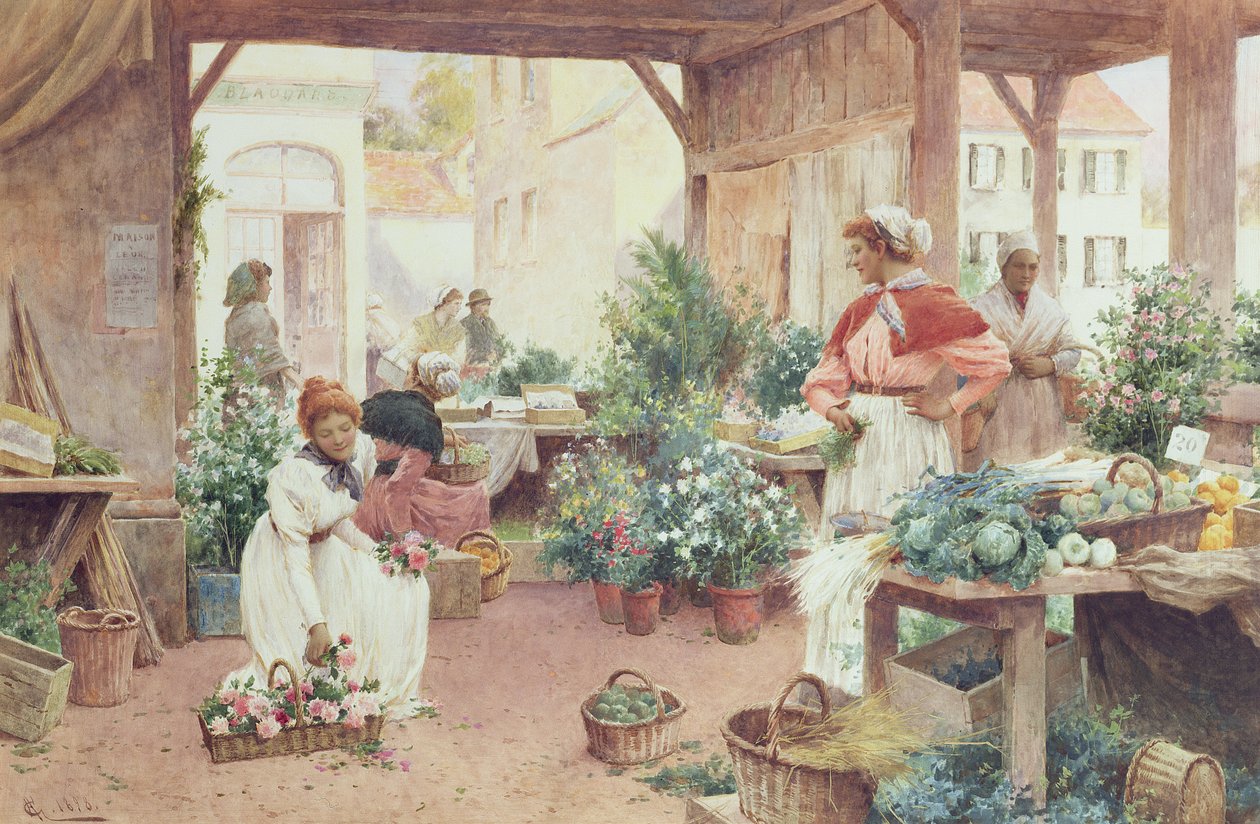 Marché du matin, 1898 - Alfred, Jr. Glendening