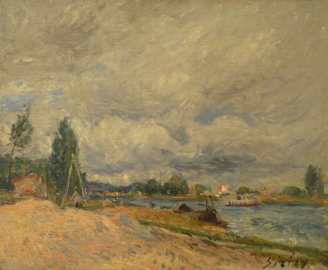 Bords de Seine ou du Loing - Alfred Sisley