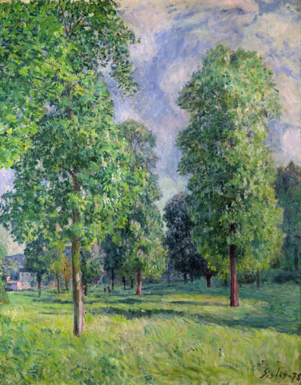 Paysage à Sèvres, 1878 - Alfred Sisley