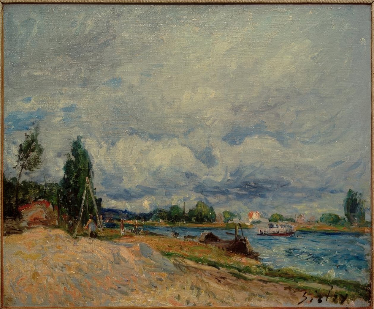 Les Bords du Loing - Alfred Sisley