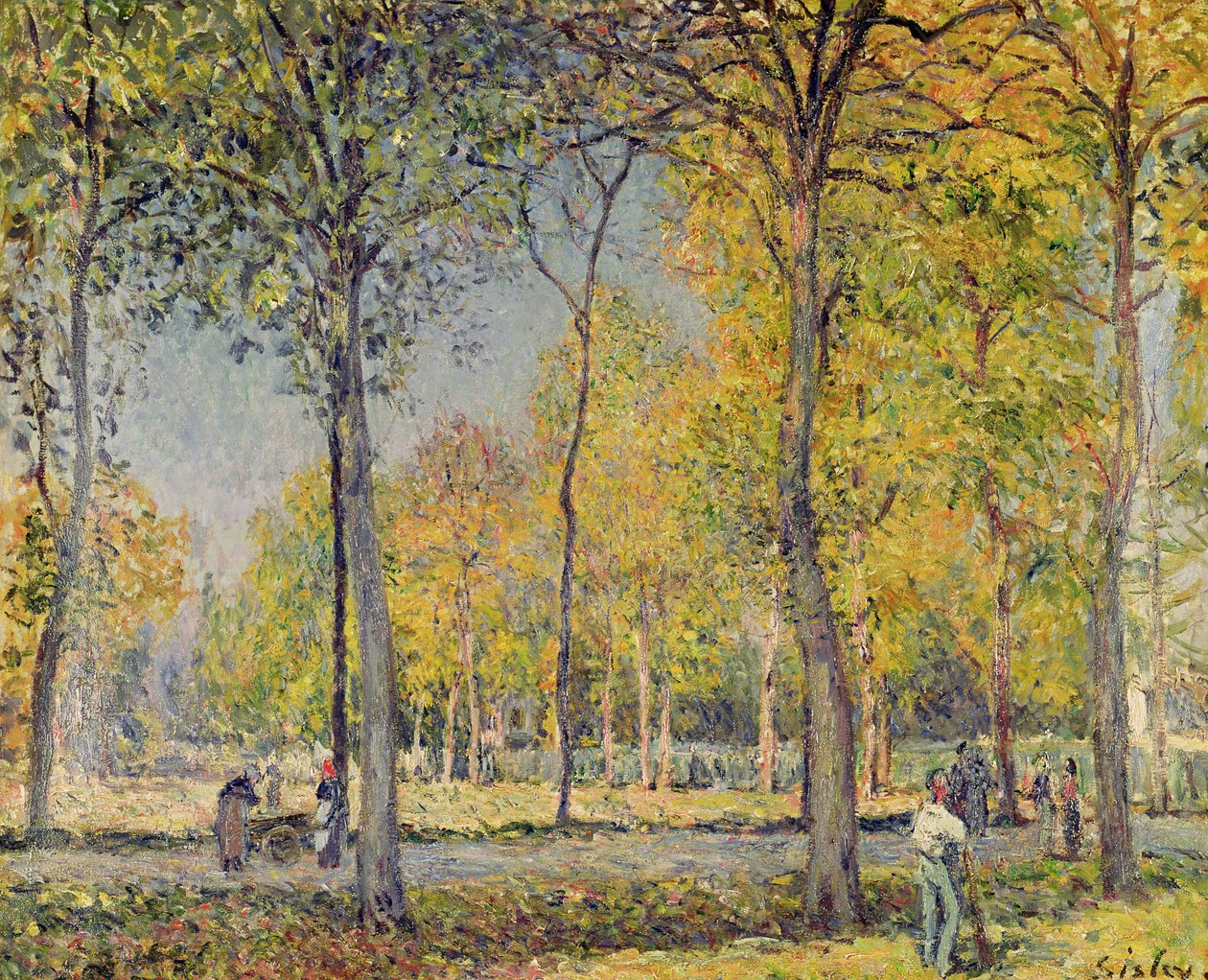 Le Bois de Boulogne - Alfred Sisley