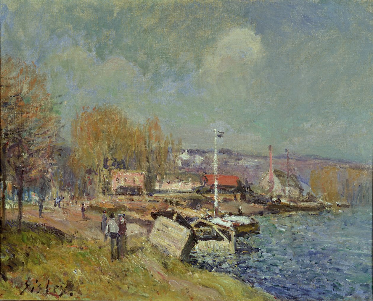 La Seine à Port-Marly, 1877 - Alfred Sisley