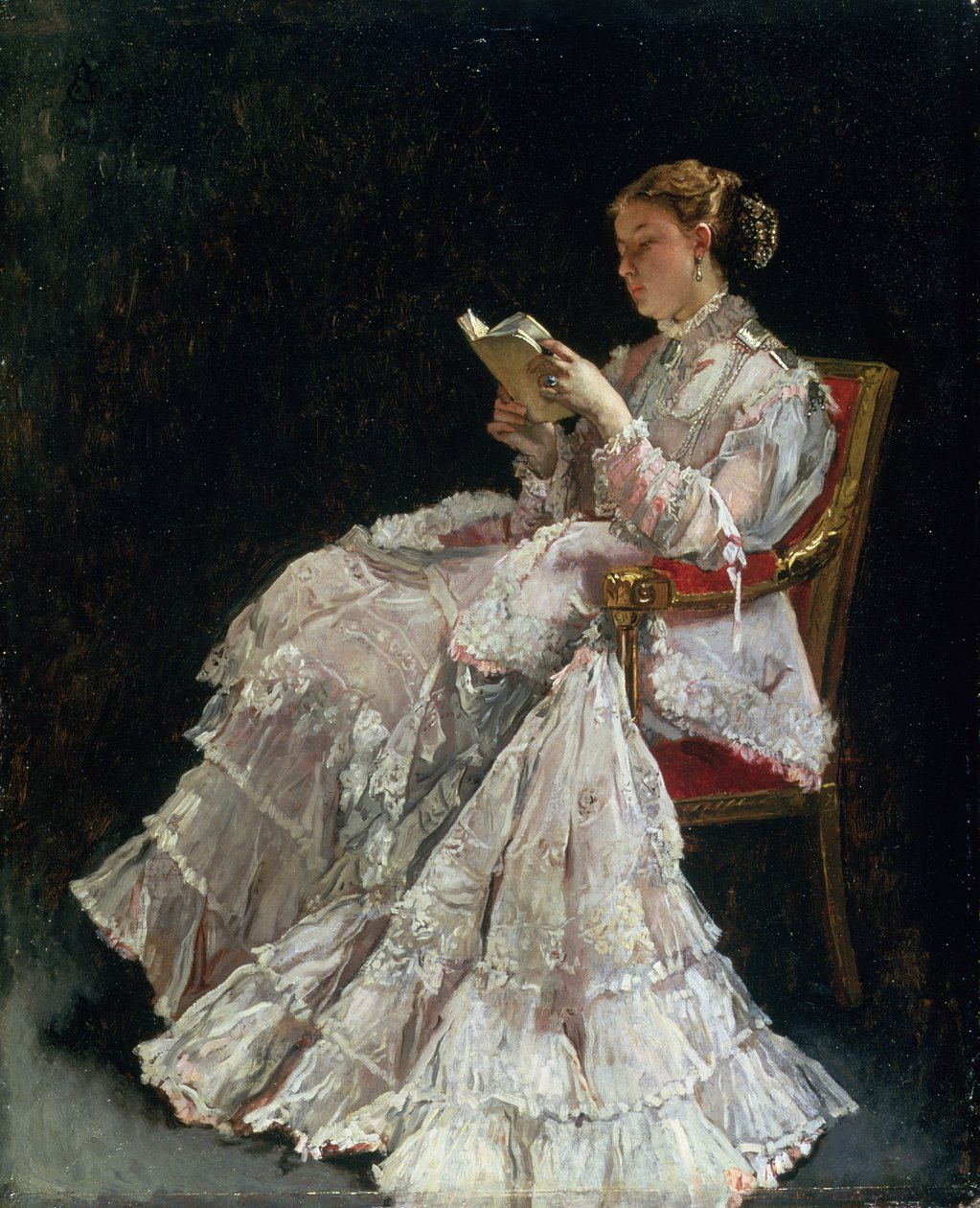 Le Lecteur, c.1860 - Alfred Emile Stevens