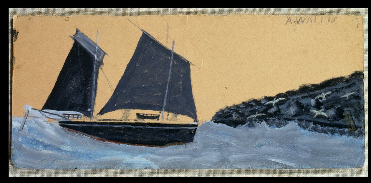 Navigation au large de St. Ives - Alfred Wallis