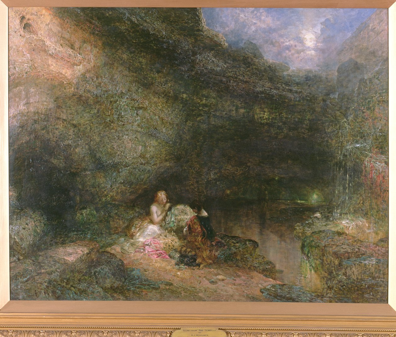 Scène de La Tempête - Alfred Woolmer