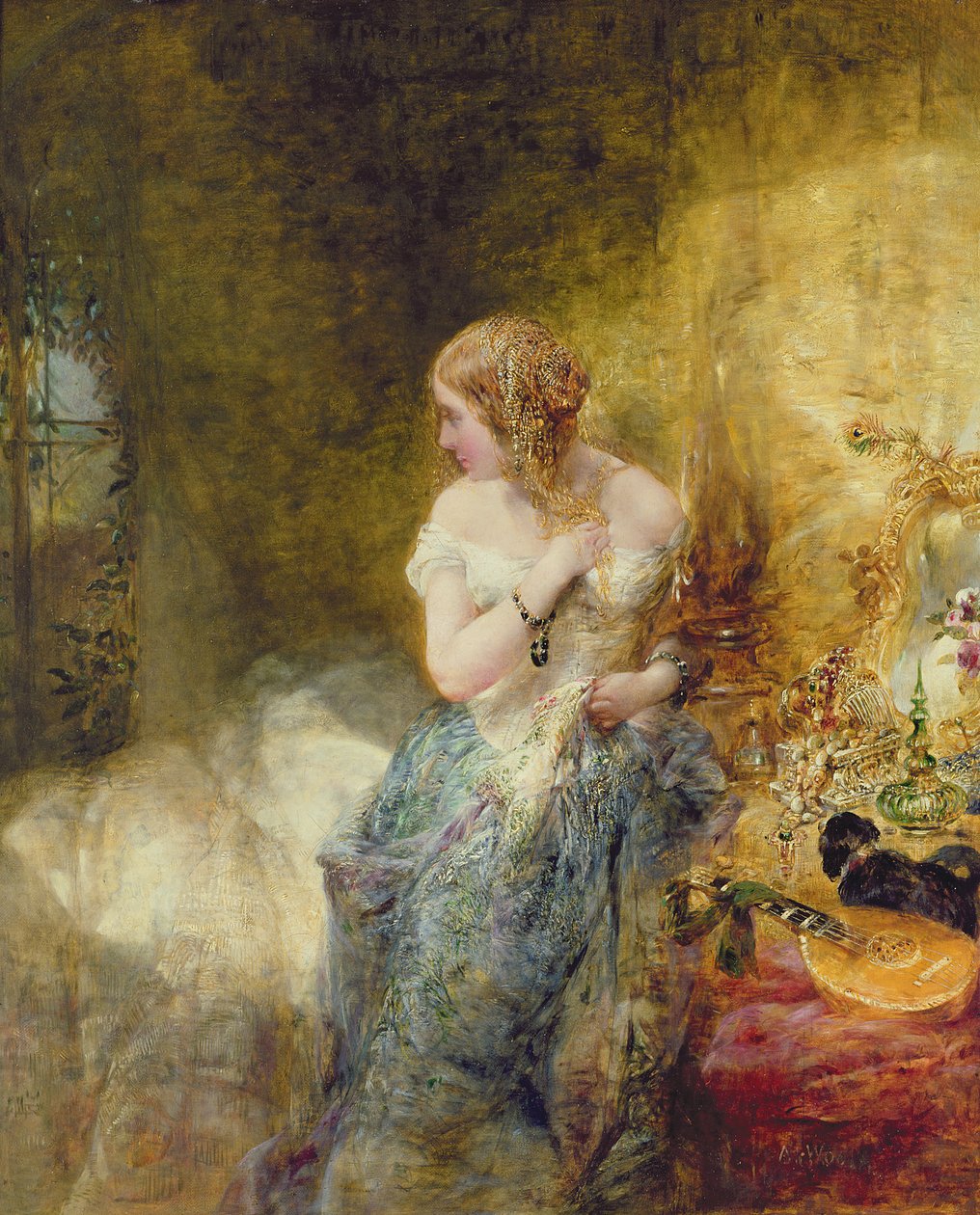 Le Boudoir, 1860 - Alfred Woolmer