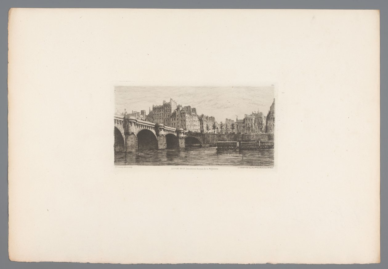 Vue du Pont Neuf - Alfred Alexandre Delauney