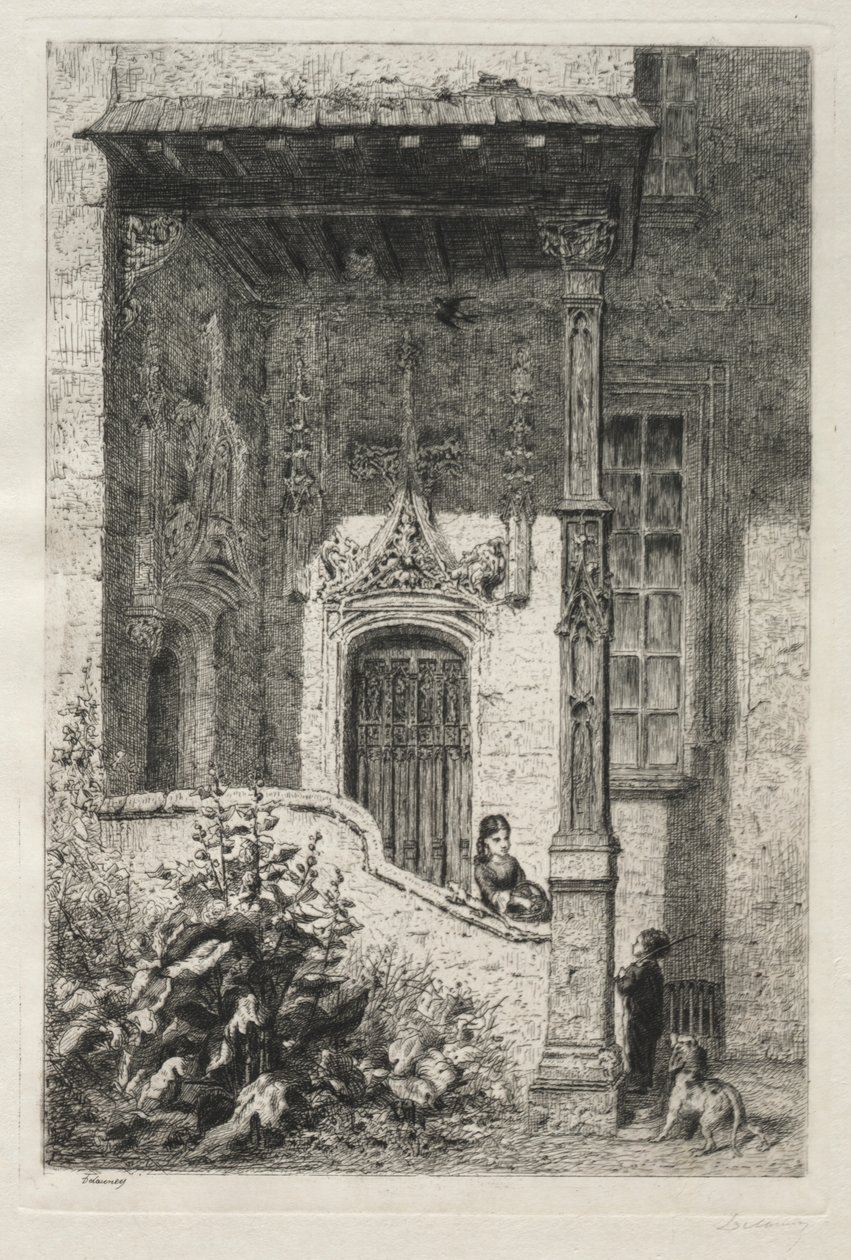 Maison dite de la Reine Blanche, rue Saint-Hippolyte - Alfred Alexandre Delauney