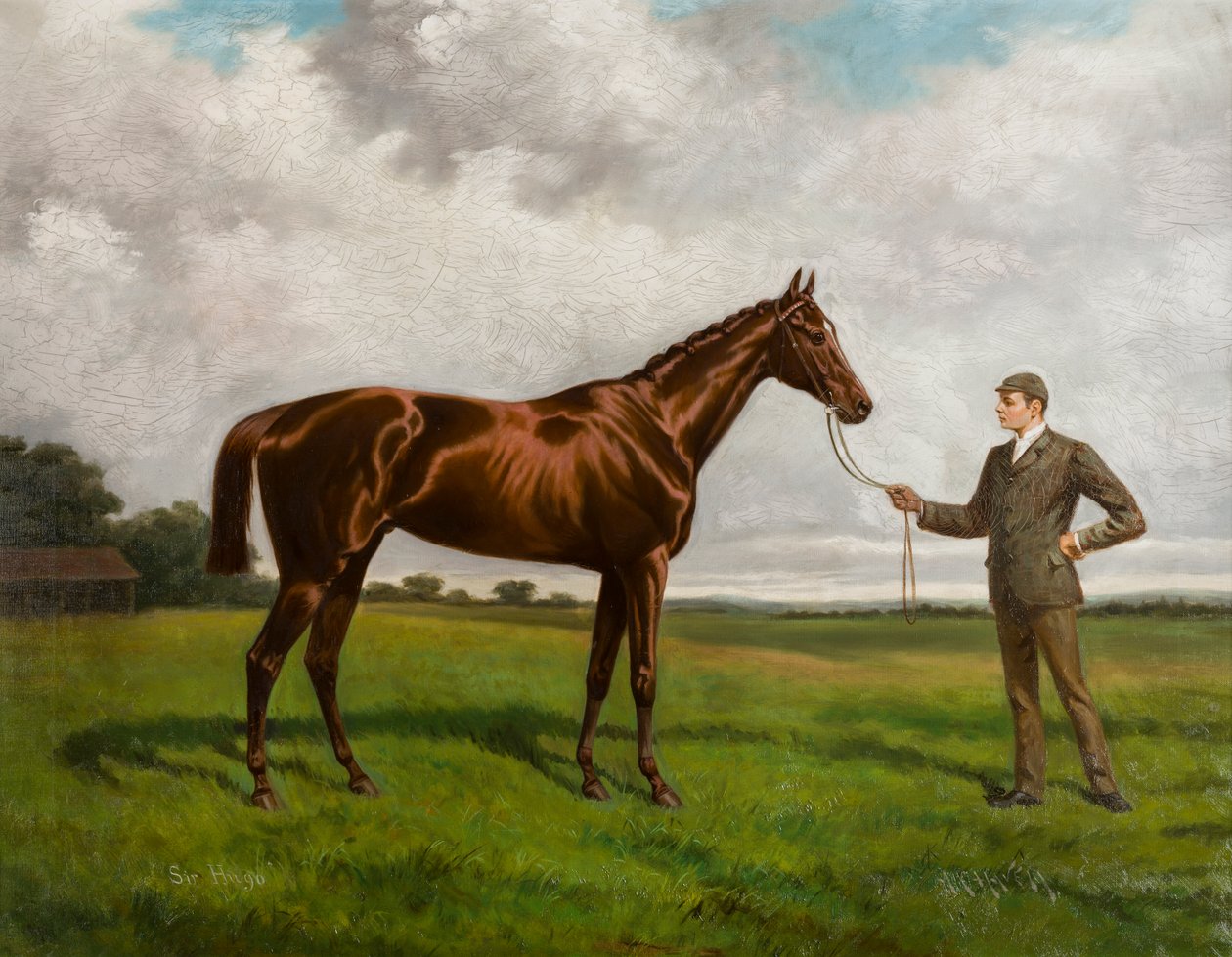 Sir Hugo, vainqueur du Derby de 1892, c.1875-1928 - Alfred Charles Havell