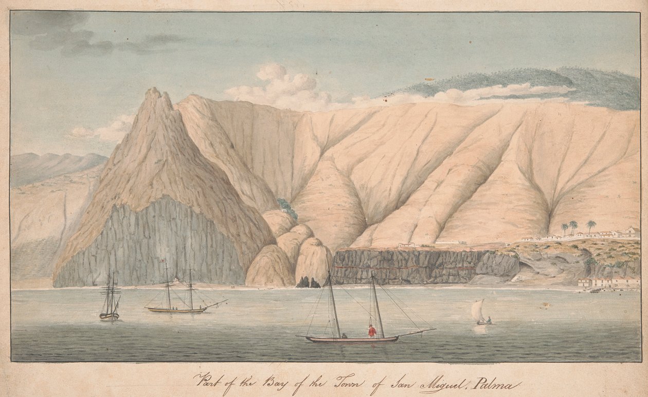 Partie de la baie de la ville de San Miguel, La Palma - Alfred Diston