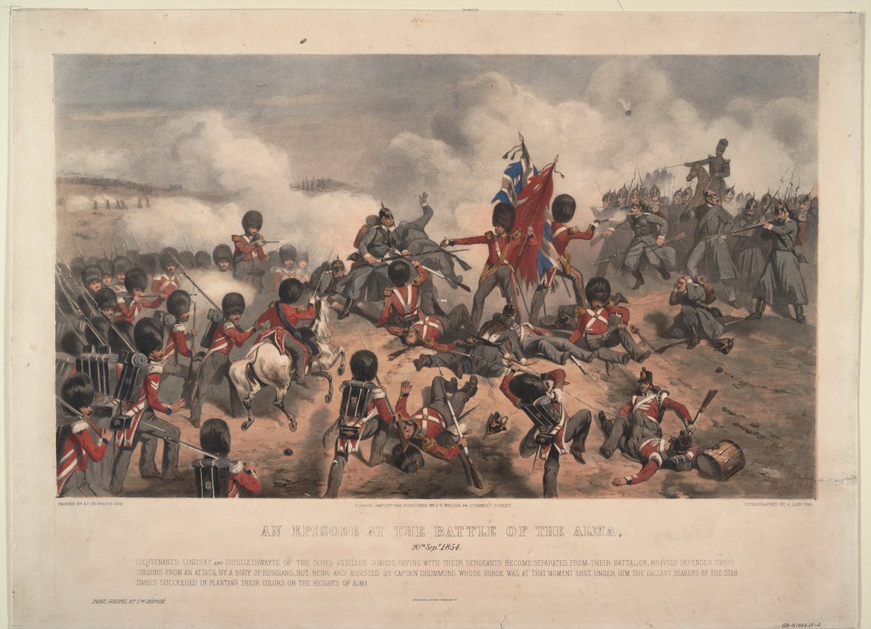 Scène de la bataille de l