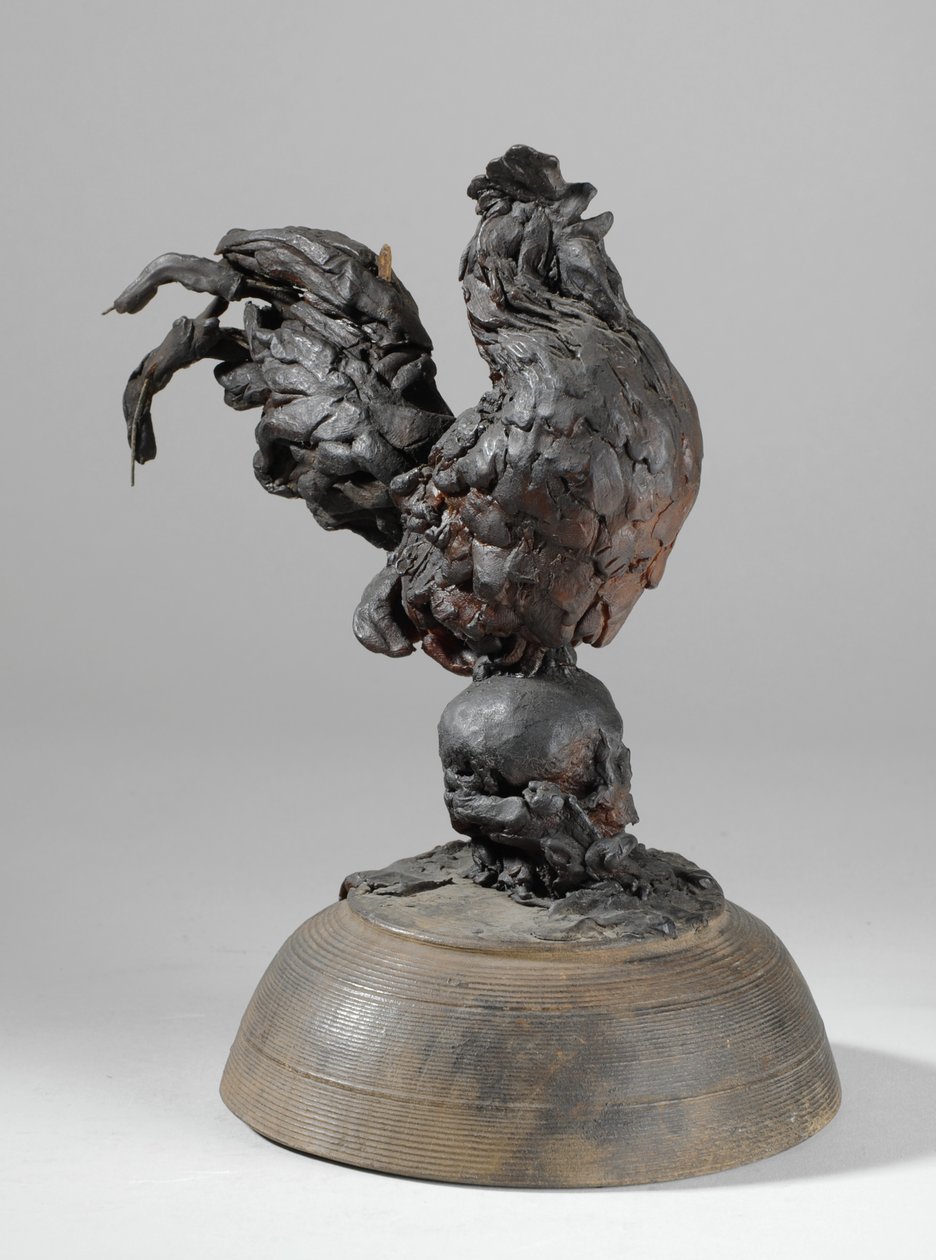 Une des 9 maquettes pour la cheminée Sam Wilson, c.1908-14 (plâtre et gomme-laque) - Alfred Gilbert