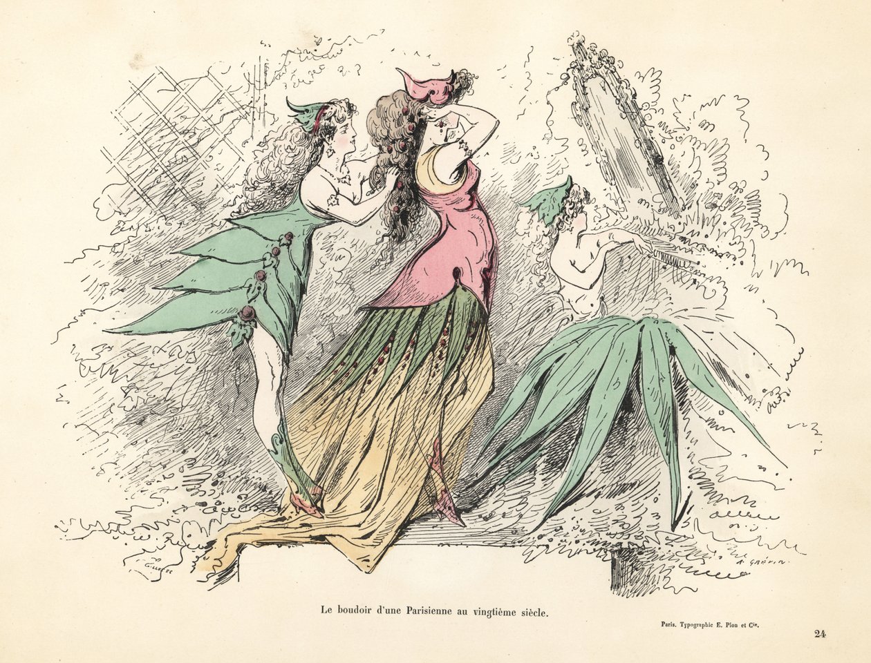 Caricature de la chambre d
