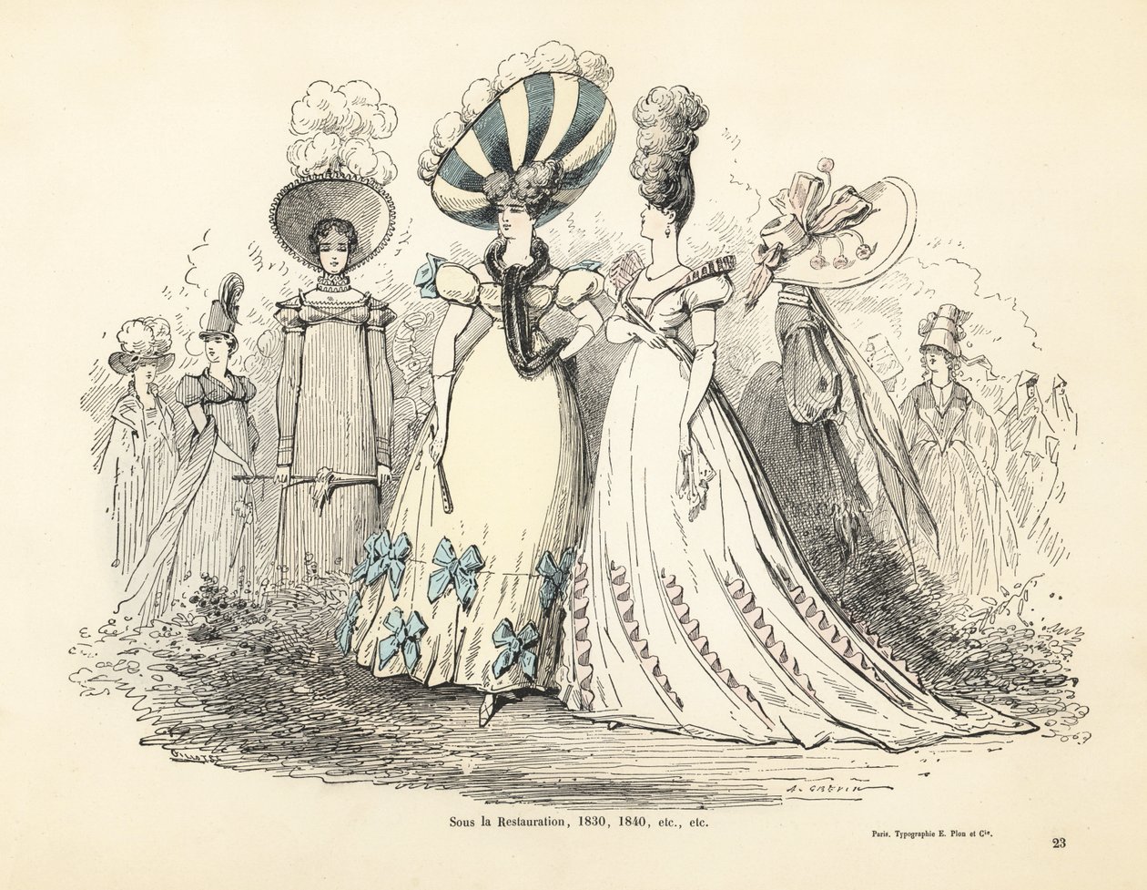 Costumes de la Restauration Bourbon - Alfred Grevin