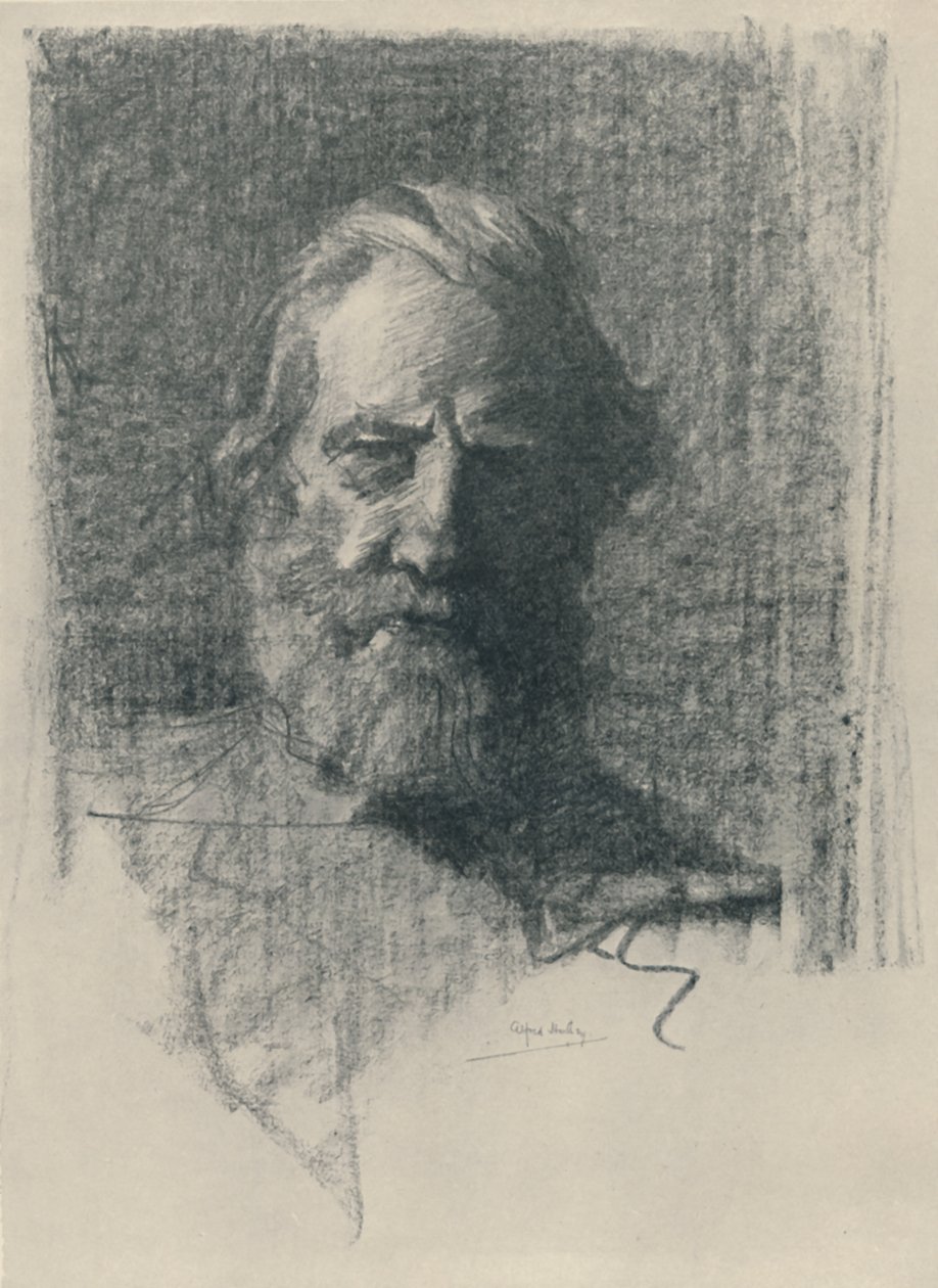 Étude de portrait, 1919 - Alfred Hartley