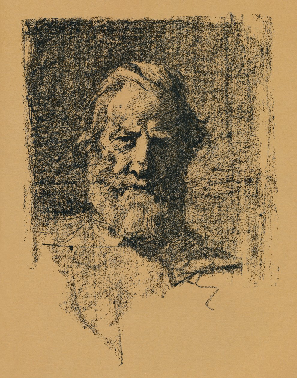 Esquisse de portrait, vers 1895, 1896 - Alfred Hartley