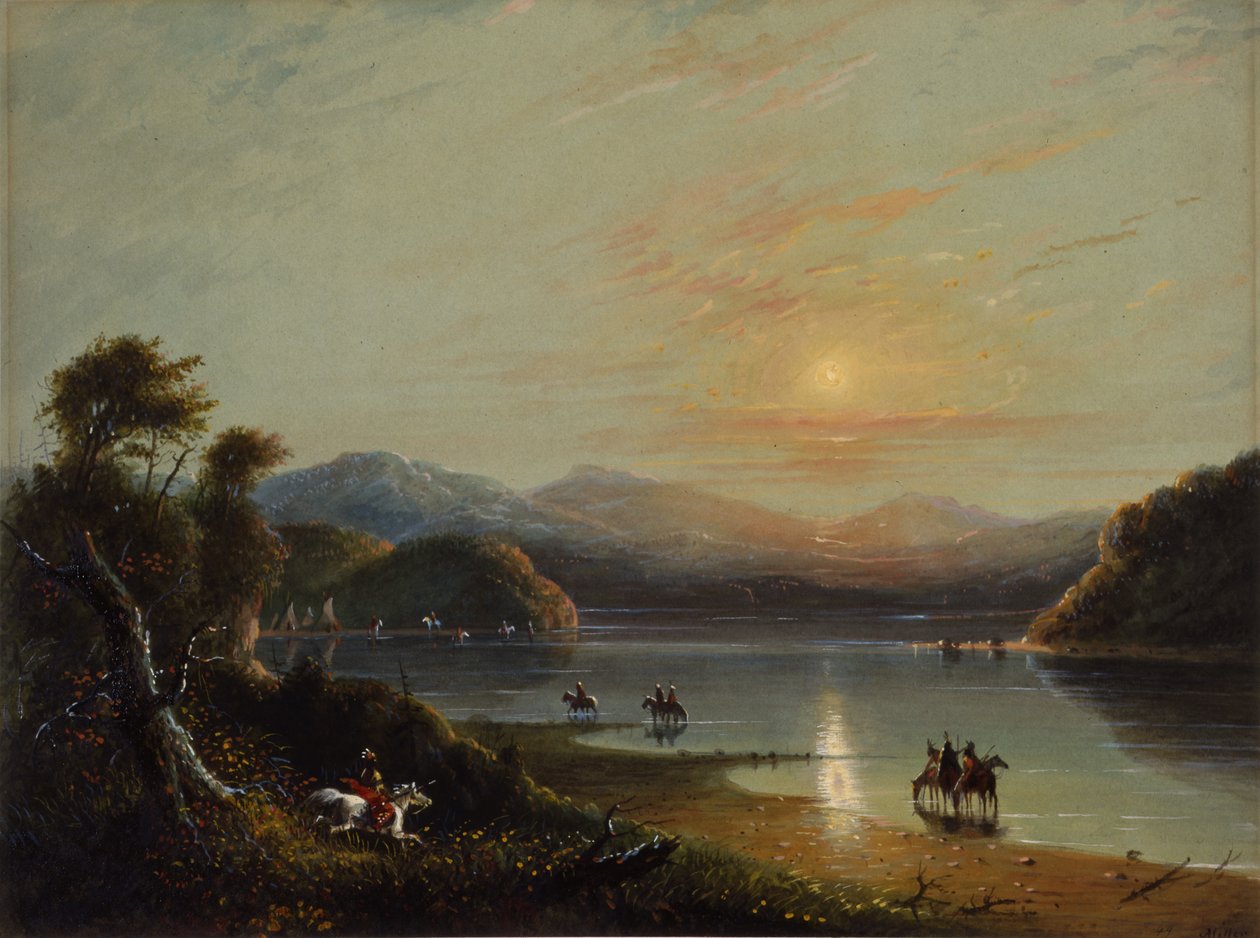 Green River (Oregon) - Alfred Jacob Miller