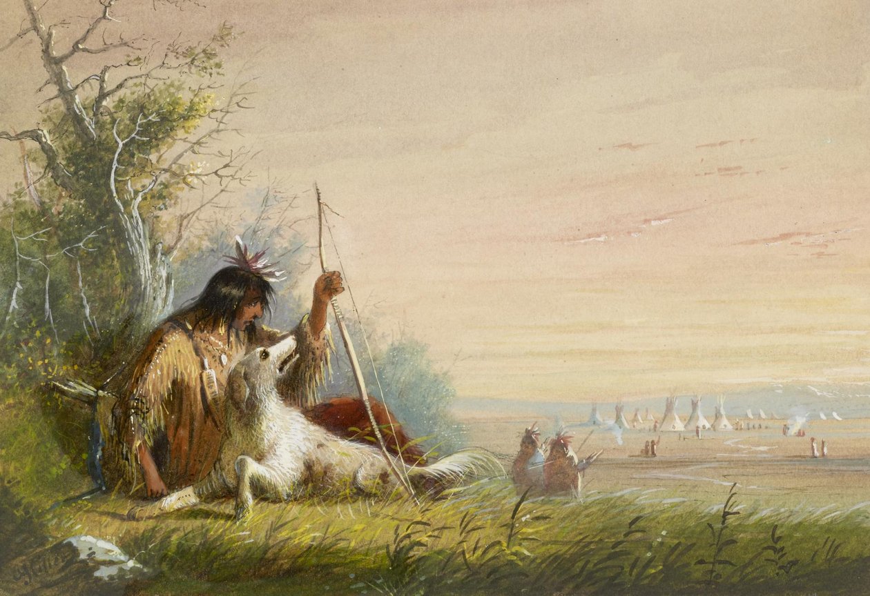 Coureur indien - Alfred Jacob Miller